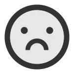Frown SVG Icon